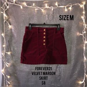 Velvet Skirt